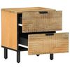 vidaXL Tables de chevet 2 pcs 40x33x46 cm bois de manguier solide