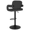 vidaXL Tabourets de bar lot de 2 gris fonc&eacute; tissu