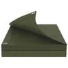 vidaXL B&acirc;che avec &oelig;illets Vert 4 x 8 m 90 gsm PE