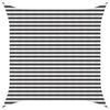 vidaXL Voile d'ombre Anthracite et blanc 3 x 3 m HDPE