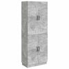 vidaXL Ensemble de Meubles 2 pcs Gris b&eacute;ton Bois d'ing&eacute;nierie