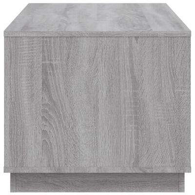 vidaXL Table basse sonoma gris 102x50x44 cm bois d'ingénierie