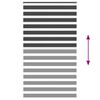 vidaXL Store z&egrave;bre noir 130x230 cm largeur du tissu 125,9 cm polyester