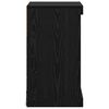 vidaXL Buffet LED Ch&ecirc;ne noir 41 x 37 x 67 cm Bois d'ing&eacute;nierie