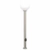 vidaXL Borne lumineuse avec sortie 120 cm en acier inoxydable IP44