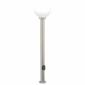 vidaXL Borne lumineuse avec sortie 120 cm en acier inoxydable IP44