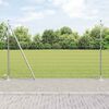 vidaXL Cl&ocirc;ture avec poteau Argent&eacute; 1,6 x 10 m Acier