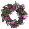 vidaXL Guirlandes de fleurs 6 pcs violet clair 250 cm