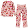 Pyjamas enfants &agrave; manches longues rose clair 92
