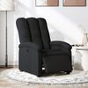 vidaXL Fauteuil inclinable &eacute;lectrique Noir Tissu