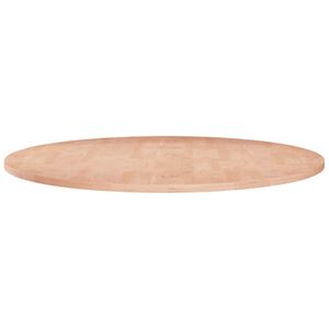 vidaXL Dessus de table rond &Oslash;60x1,5 cm Bois de ch&ecirc;ne massif non trait&eacute;
