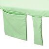 vidaXL Serviettes de Transat 2 pcs Vert 210 x 75 cm