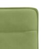 vidaXL Chaises &agrave; manger lot de 4 vert clair velours
