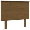 vidaXL T&ecirc;te de lit Marron miel 94x6x82,5 cm Bois massif de pin