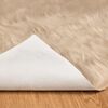 vidaXL Tapis en fausse Tafalla Beige 140 x 200 cm Polyester