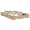 vidaXL Cadre de lit ottoman Ch&ecirc;ne Sonoma 203 x 120 x 25 cm