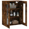 vidaXL Armoire murale ch&ecirc;ne fum&eacute; 69,5x34x90 cm