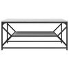 vidaXL Table basse Gris Sonoma 90 x 50 x 40 cm