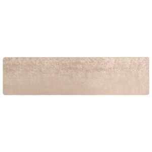 vidaXL Coureur de Tapis MARSA Beige 50 x 250 cm Polyester et PVC