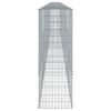 vidaXL Panier gabion avec couvercle 1000x50x150 cm fer galvanis&eacute;