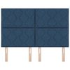 vidaXL T&ecirc;te de lit Bleu 160 cm tissu