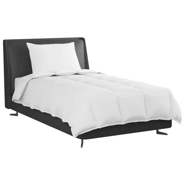 vidaXL Duvet 2-en-1 avec oreiller 2 pcs Blanc Plume de canard