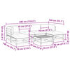 vidaXL Salon de jardin 7 pcs et coussins bois massif sapin de douglas