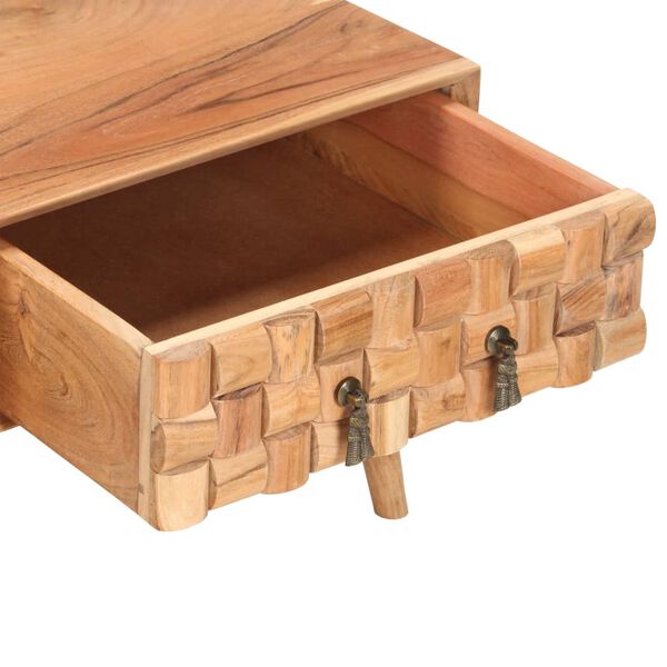 vidaXL Table basse 110x50x35 cm Bois d'acacia solide