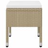vidaXL Ensemble &agrave; manger de jardin 5 pcs Beige