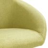 vidaXL Chaises pivotantes &agrave; manger lot de 4 vert tissu