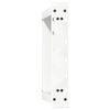 vidaXL Pieds de table basse en U, 2 pi&egrave;ces, blanc, 50 x (30-31) cm, acier