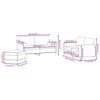 vidaXL Ensemble de canap&eacute;s 3 pcs coussins d&eacute;coratifs et coussins Cr&egrave;me