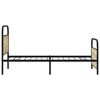 vidaXL Cadre de lit sans matelas 100x200 cm ch&ecirc;ne sonoma