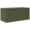 vidaXL Armoire de rangement Vert olive 90 x 40 x 40 cm Acier