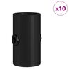 vidaXL Bouchons de table de football 10 pcs Noir 1,7 x 1,7 x 3,2 cm PP