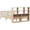 vidaXL Lit biblioth&egrave;que sans matelas 140x200 cm bois massif de pin