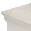 vidaXL Buffet Blanc 65x30x75 cm Bois de manguier massif