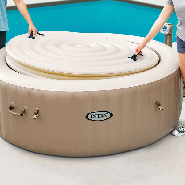 Intex Couverture de spa &eacute;conome en &eacute;nergie 28523