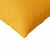 vidaXL Coussins de canapé 2 pcs Jaune clair 200 x 40 cm