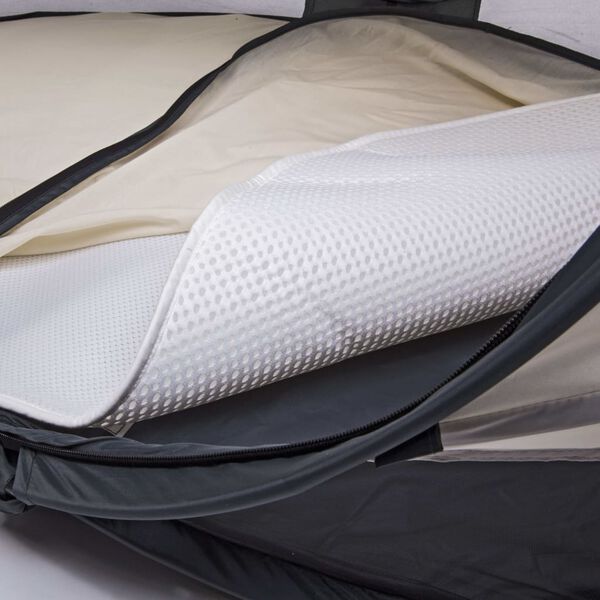 DERYAN Matelas pour berceau 3D Welcool Baby Luxe Blanc