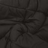vidaXL Duvet d'&eacute;t&eacute; simple Noir et Taupe 220 x 260 cm Microfibre