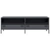 vidaXL Meuble TV anthracite 135x39x43,5 cm acier lamin&eacute; &agrave; froid