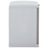 vidaXL Poubelle de s&eacute;paration des d&eacute;chets Taupe 20 L 40x30x40 cm