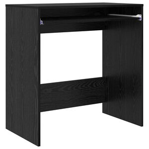 vidaXL Bureau Ch&ecirc;ne noir Bois d'ing&eacute;nierie 77,5 x 43 x 79 cm