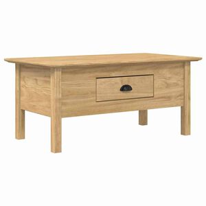 vidaXL Table basse BODO Marron miel 100 x 55 x 45,8 cm