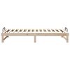 vidaXL Cadre de lit Marron 100 x 200 cm Pin massif