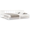 vidaXL Lit de jour et lit gigogne sans matelas 80x200 cm bois massif