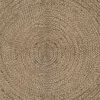 vidaXL Tapis de surface Rectangulaire Gris 160 x 230 cm Jute