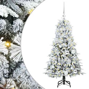 vidaXL Sapin de No&euml;l Artificiel &agrave; Branches Articul&eacute;es Blanc 120 cm