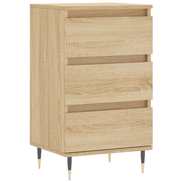 vidaXL Buffet ch&ecirc;ne sonoma 40x35x70 cm bois d'ing&eacute;nierie
